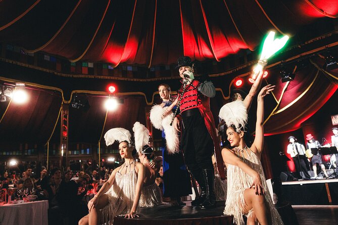 Burlesque Spectacular Dinner Show - Meet the hosts: Russell the Love Muscle and Kalinka Kalashnikov’s show vibe