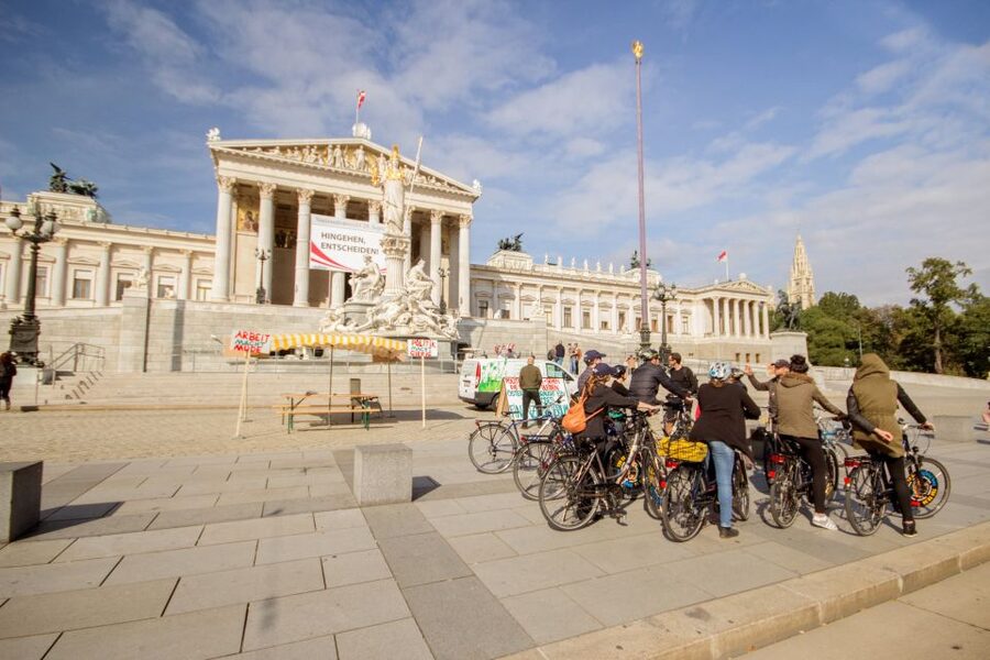 Classic Vienna: 3-Hour Guided Bike Tour - Karlsplatz and Karlskirche: finishing with a big visual payoff