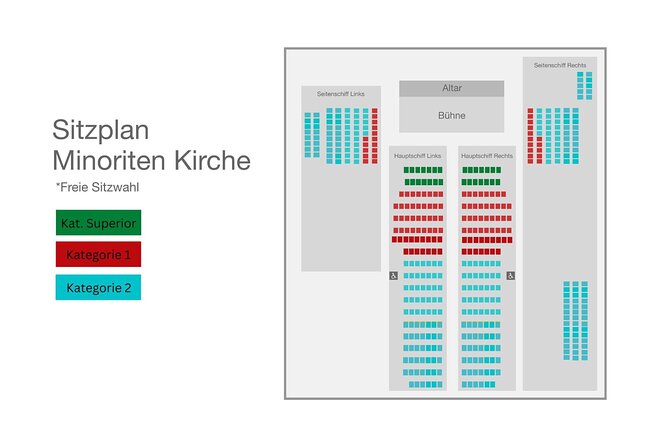 Classical Concerts in the Minorite Church - Tickets Vienna - Why Minoritenkirche makes this concert feel special