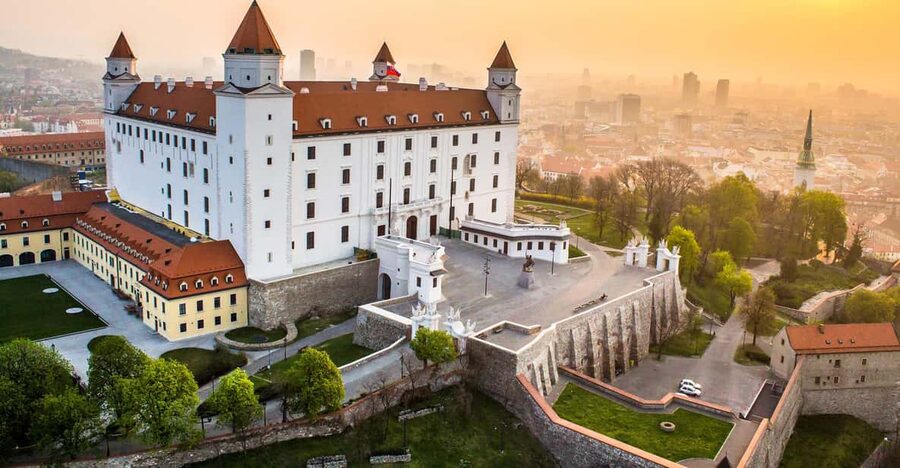From Vienna: Bratislava City Highlights Trip - St. Martin’s Church stop: quick, but fits the storyline