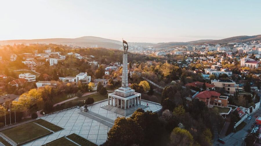 From Vienna: Bratislava City Highlights Trip - UFO Restaurant: the quirky panoramic finale