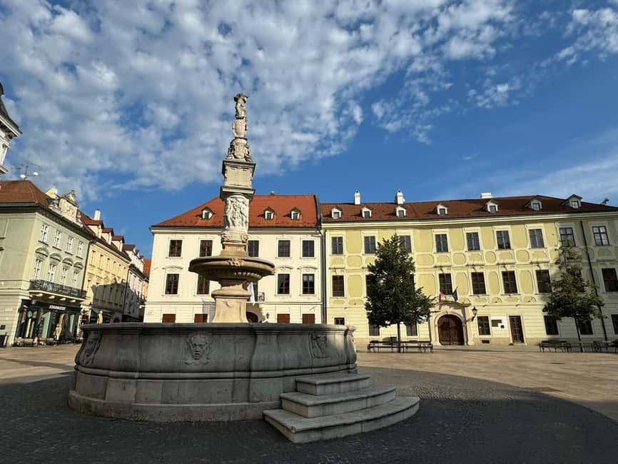 From Vienna: Bratislava Day Trip Like a Local - Food choices: coffee & cake, lunch, or beer tasting