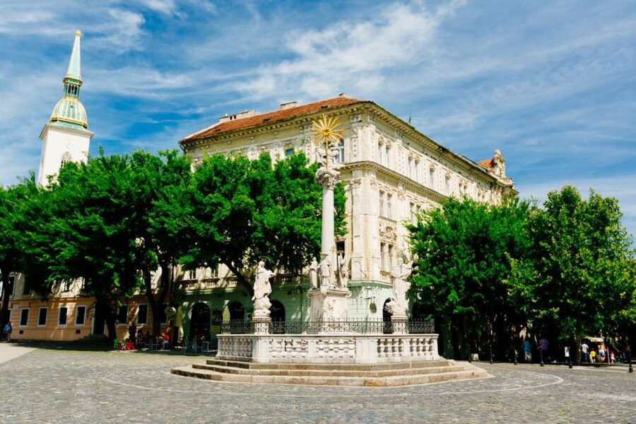 From Vienna: Guided Tour to Bratislava with Speed Boat Ride - Bratislava Old Town on Foot: Michael’s Gate to St. Martin’s Cathedral