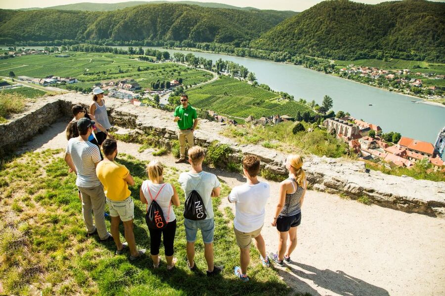 Grape Grazing: Wachau Valley Winery Biking Tour - Back toward Krems and the return train: how the ending lands