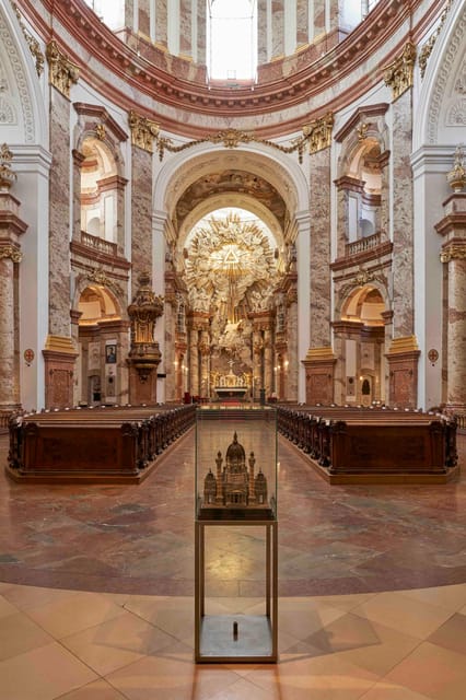 Karlskirche Entry Ticket with Panoramic Terrace Access - Inside the Church: The “Ascent” From Dome Fresco to High Altar