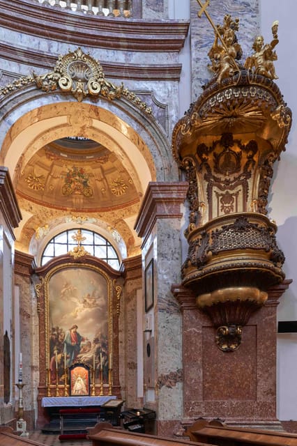 Karlskirche Entry Ticket with Panoramic Terrace Access - The Treasury: Small Objects With Big Atmosphere