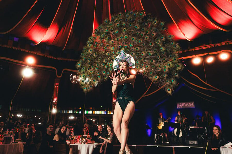 Mirage Vienna: Burlesque Spectacular – Dinner Show - Mirage Vienna in the Prater: the setting that makes dinner feel intimate
