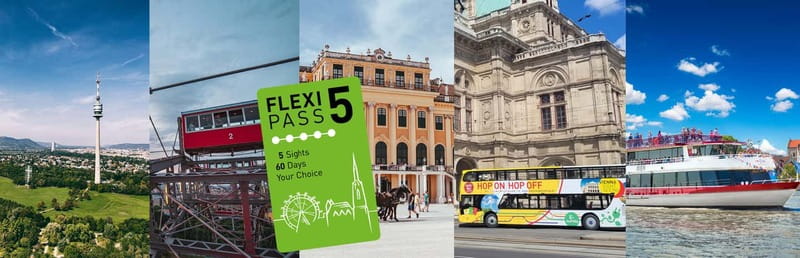Schönbrunn, Danube Tower, Boat, Wheel & Hop On - FLEXI Pass - How the Vienna FLEXI Pass works in real life