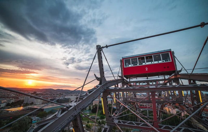 Schönbrunn, Danube Tower, Boat, Wheel & Hop On - FLEXI Pass - Danube Tower: skyline views from Austria’s tallest building