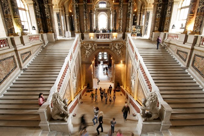 Skip the Line: Kunsthistorisches Museum Vienna Entrance Ticket - The building itself: the Klimt staircase moment