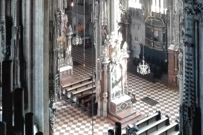 St. Stephen's cathedral - old symbol newly discovered - Inside the Cathedral: Gothic Details, Stained Glass, and Organ Sound