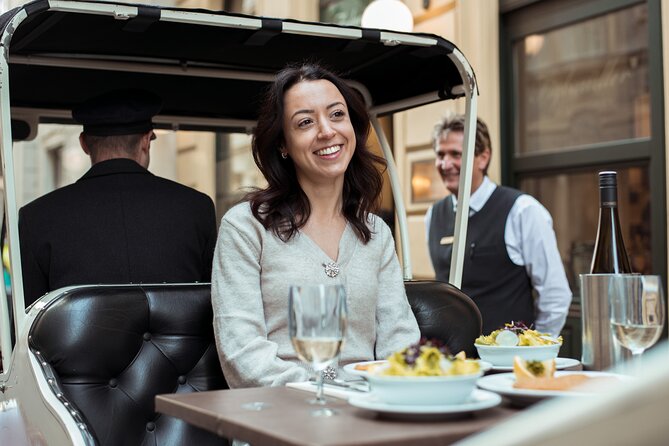 Vegan Sightseeing tour in an electro vintage car incl. schnitzel - Day or night: when to book for the views you want