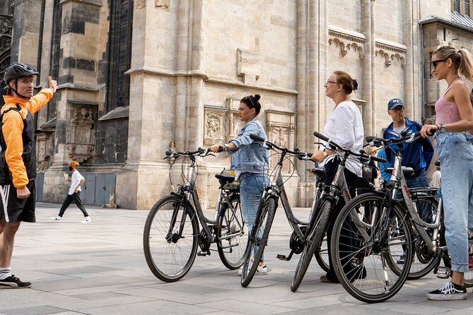 Vienna by bike in small groups max 12pax - Michaelerplatz: old buildings and the city-center vibe (Stop 4)