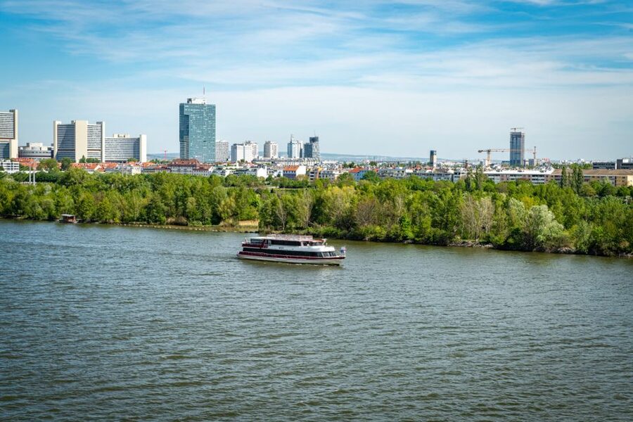 Vienna: Danube River Cruise w/ optional Viennese Specialties - Spittelau’s Hundertwasser Heating Plant and Other Architecture Stops