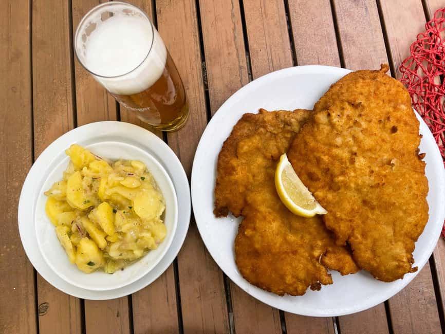 Vienna: Food tasting tour of Hidden Gems (Small Groups) - Beer and Wiener Schnitzel: the crispy crunch you came for