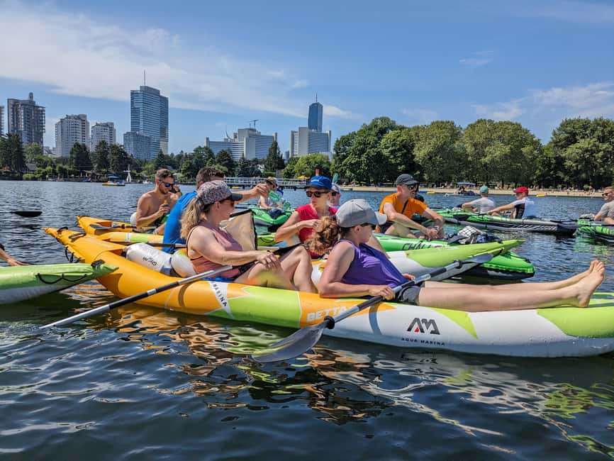 Vienna: Guided Kayaking Tour - Gänsehäufel and the lakeside feel of living in the city