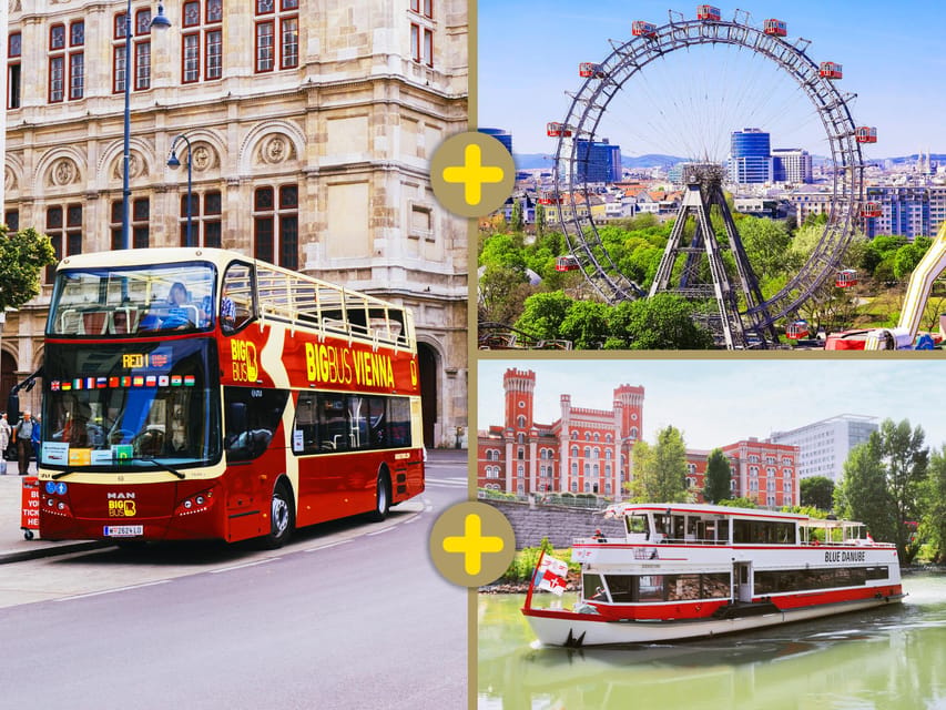 Vienna: Hop-on Hop-off, Ferris Wheel, and River Cruise - Key highlights worth your attention