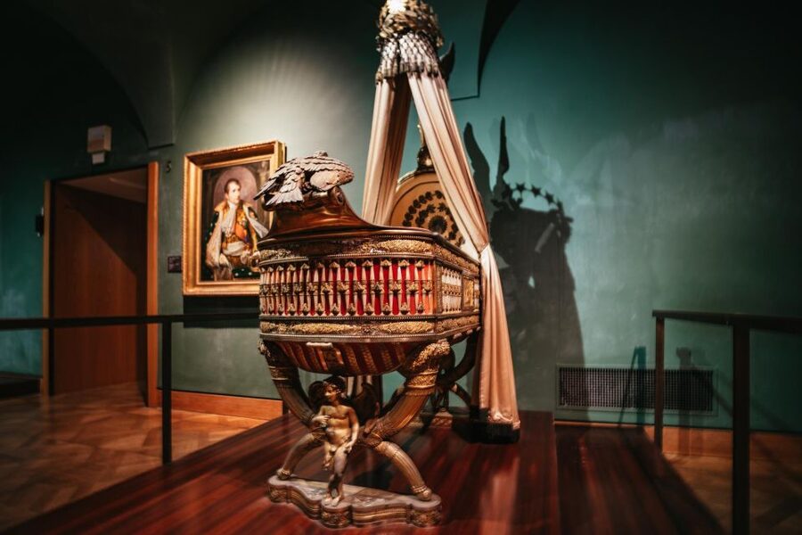 Vienna: Imperial Treasury in the Hofburg Palace - Golden Fleece, Burgundy pieces, and the King of Rome’s cradle