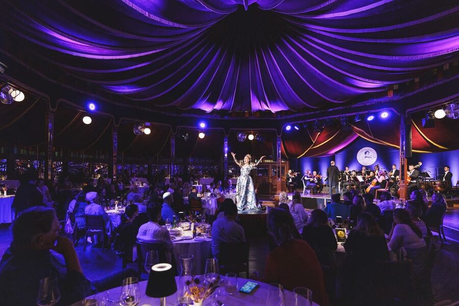 Vienna: Johann Strauss Dinner Show at the Prater - The 3-act Strauss show: orchestra, ballet, soprano, and a lively host