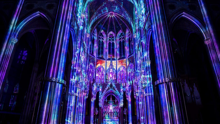 Vienna: Light of Creation Votive Church Immersive Light Show - Genesis in light: what the six acts are doing to your senses
