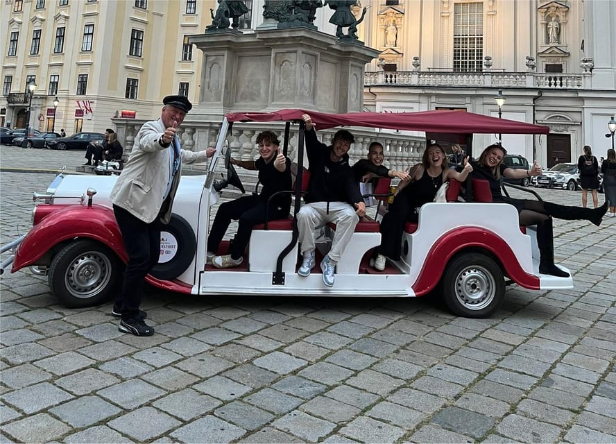 Vienna: Old Town Sightseeing Tour in a Vintage-Style E-Car - Maria am Gestade, Hoher Markt, and the Anchor Clock details