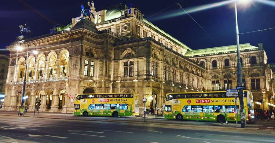 Vienna: Panoramic Night Tour by Bus - Where You Start: Vienna State Opera Meeting Point (and the Metro Exit)