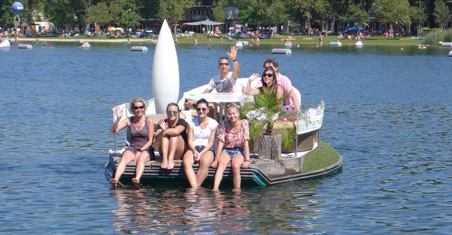 Vienna: Private Floating Island E-Boat Rental on Danube - The Boat Experience: Joystick Control, Anchor, and Easy Entry