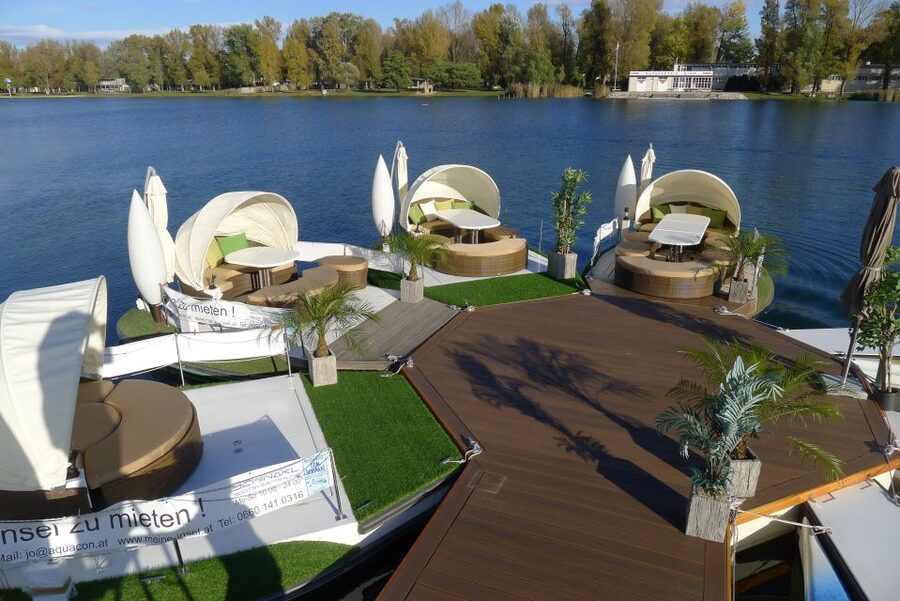 Vienna: Private Floating Island E-Boat Rental on Danube - Price and Value: $135 Per Group for Up to 8