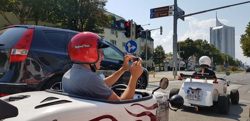 Vienna: Sightseeing Tour in Hotrod - Where You Start: Esthetique by Manuela Morawetz and a Walk to St. Stephen’s