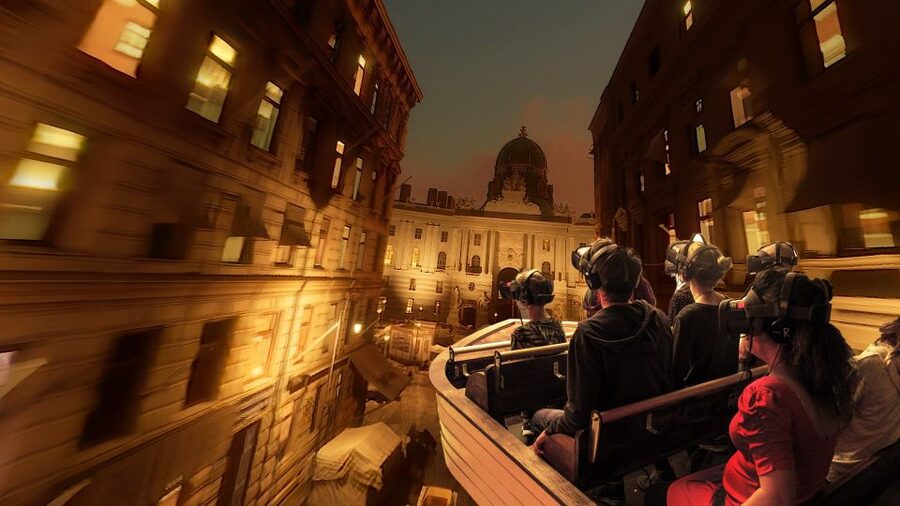Vienna: "Sisi's Amazing Journey" Virtual Reality Experience - Wedding Trip Vienna to Linz, Then the Underground Twist