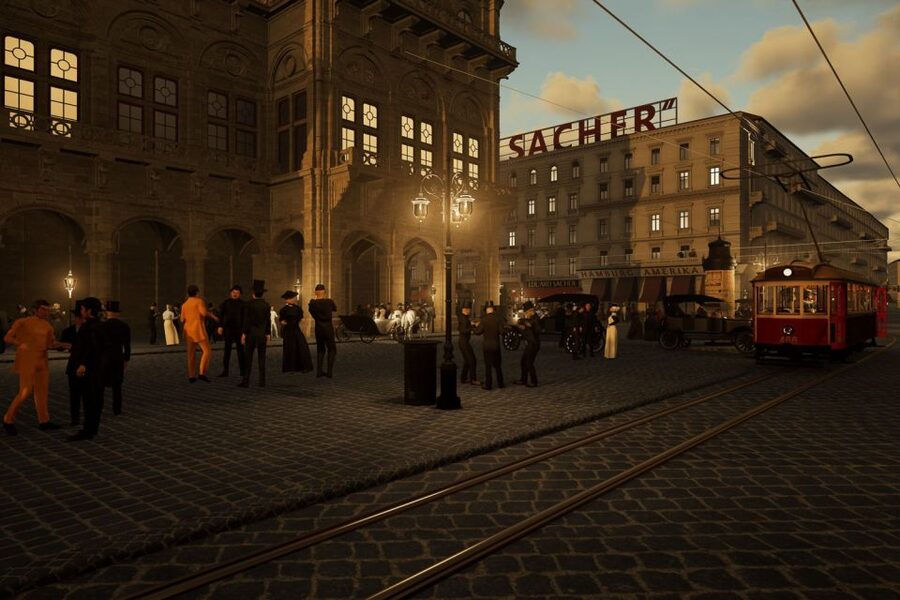 Vienna: Time Traveling Virtual Reality Sightseeing Tour - White Sunday in 1483: a procession that explains public Vienna