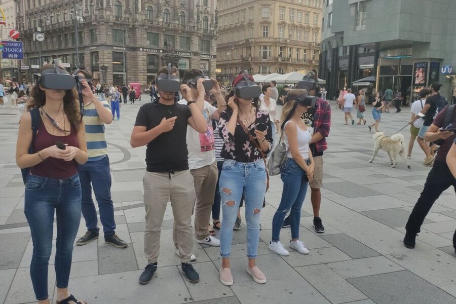 Vienna: Time Traveling Virtual Reality Sightseeing Tour - The plague and Augustin: dark history with survival and humor