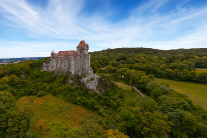 Vienna : Vienna Forest Tour with Underground Lake and Wine Tasting - Seegrotte Hinterbrühl: the underground lake boat ride (bring a jacket)