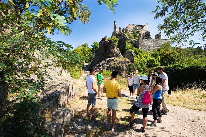 Wachau Valley Wine Tasting Bike Tour from Vienna - Dürnstein Abbey and the Richard the Lionheart fortress ruins